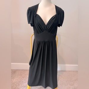 Bisou Bisou Black Sweetheart Cut Stretch Dress. Size 16W